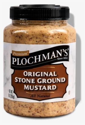 A Bottle Of Plochman's Premium Original Stone Ground