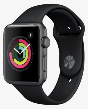 Apple Watch Series 3 Png - Apple Watch Series 3 Gps 42mm Space Gray Aluminum Case