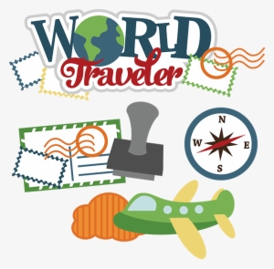 World Traveler Svg Vacation Svg File Traveling Svg - World Traveler Clip Art
