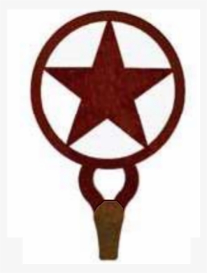 Large Single Texas Star Hook - Texas Star Large Single Metal Wall Hook