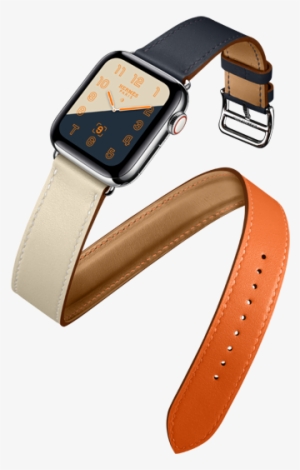 Double Tour Orange Craie Indigo Capecod 12 - Apple Watch 4 Vs 3
