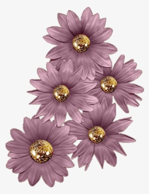 Vintage Flowers Right - Banners With Background Transparent