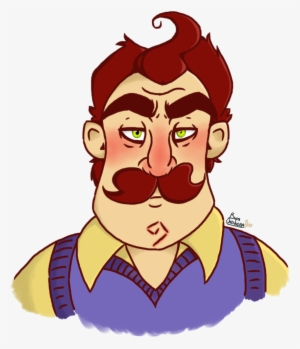 Hello Neighbor [portrait] By Wiryaoleneva Hello Neighbor - Hello Neighbor Beta Fanart