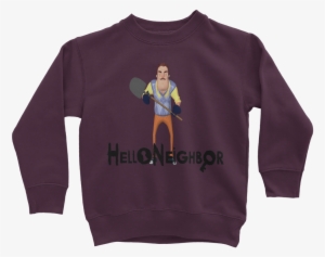Hello Neighbor 1 ﻿classic Kids Sweatshirt - Crew Neck