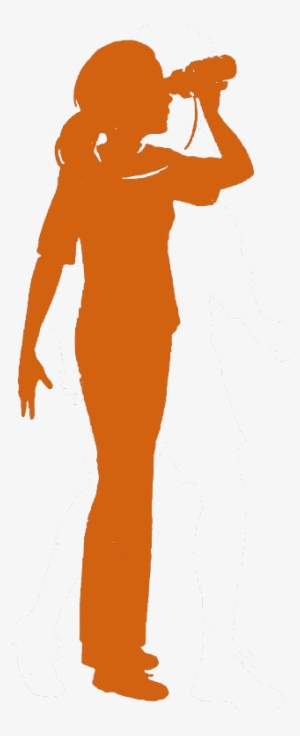 Girl Scout Senior Silhouette - Girl Scout Cadette