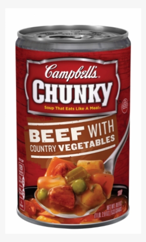 Campbell's Chunky Beef With County Vegetables Soup - Campbell's Chunky Beef With Country Vegetables Soup,