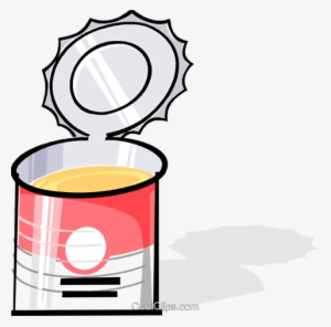 Can Of Soup Royalty Free Vector Clip Art Illustration - Soup Can Clip Art