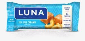 Sea Salt Caramel Flavor Packaging - Chocolate Cupcake Luna Bar
