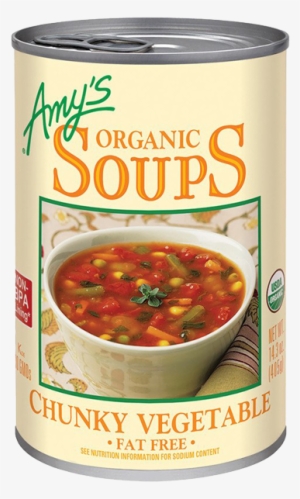 Amys Kitchen Soup Vegetable Chunky Organic Can-14 - Amy's Chunky Vegetable Soup
