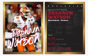 Deshaun Watson, Qb, Clemson - Kick American Football