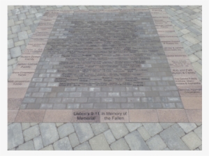 Arrow Pointing Up First Photo Bricks With Names Of - 9 11memorial Glade Cobblestone