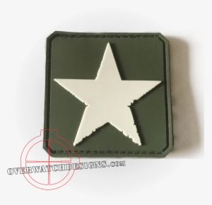Star Patch, Green - Concealed Gun Cabinet Texas