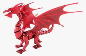 Picture Of Iconx Red Dragon - Metal Earth 3d