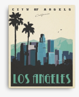 Los Angeles California - Vintage Travel Poster Los Angeles