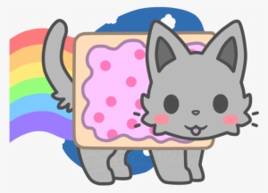 Kawaii Nyan Cat - Cute Nyan Cat Drawing - 1024x853 PNG Download - PNGkit