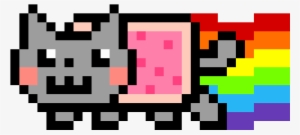 Nyan Cat - Pixel Art De Unicornios