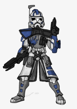 Arc Trooper Echo Cartoon