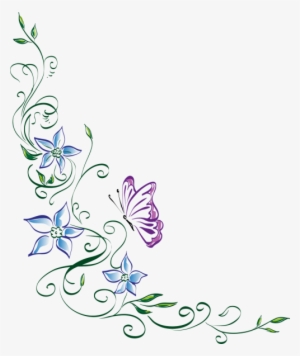 Floral Vector Graphics - Ornamen Bunga Png