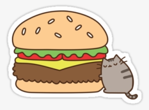 Nyan Cat Clipart Burger - Pusheen Burger