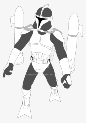 Clone Scuba Trooper By Fbombheart On Deviantart Freeuse - Star Wars The Clone Wars Scuba Trooper Png