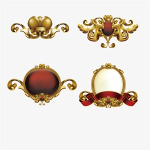 Picture Frame Gold Ornament Gorgeous Texture Decorative - Free Vector Frames