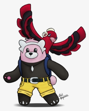 Banjo Kazooie//bewear Oricorio//crossover I'm Slowly - Banjo-kazooie