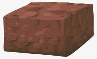 Brownie Clipart Square Chocolate - Transparent Background Brownie Clipart