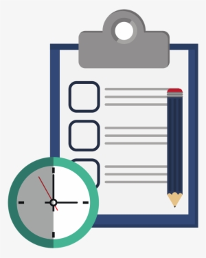 Checklist And Clock Icon - Icon
