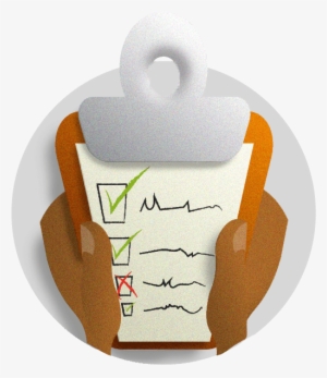 Hands Holding Checklist Of Statistics With Green Checks - Number