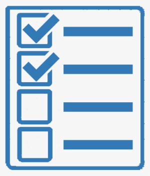 Icon Checklist Blue - Check List Blue Icon
