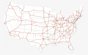 Map Of The Interstate Highway System - Blank Map Of Congressional Districts