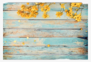 Report Abuse - Vintage Yellow Flowers Background