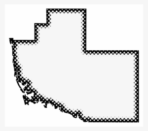 A Map Of Collier With Dots Reversed Out Of A Black - Map