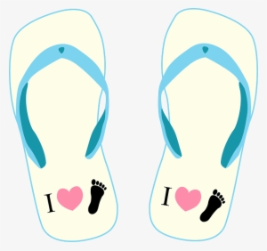 Picture Free Forgetmenot Footwear Flops Flipflops - Vector Dép