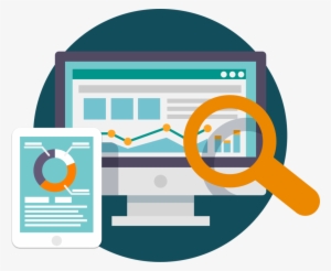 Marketing Research Icon - Off Page Optimization Vector