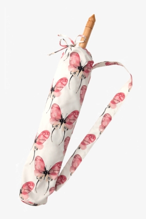 Lily-lark Rose And Pink Butterfly Print Handcrafted - Flip-flops