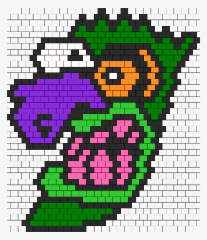 Ooga Booga Mask From Courage The Cowardly Dog Bead - Courage The Cowardly Dog Perler