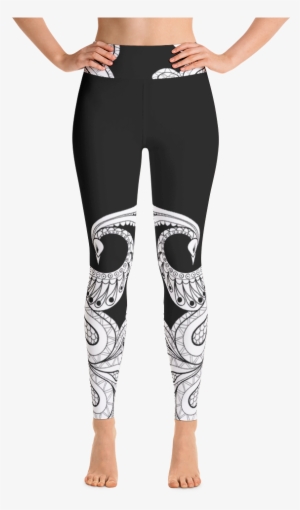 Peacock Feather Coloring Yoga Leggings - Choose.