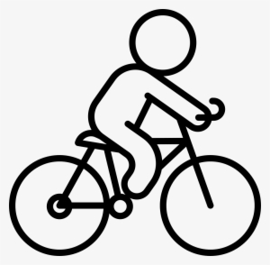 Bike Ride Png For Kids - Persona En Bicicleta Dibujo