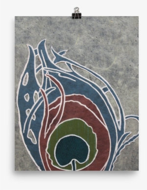 Nouveau Peacock Feather - Feather