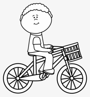 Cycling Clipart Bike Rider - Bicycle Clip Art Black And White