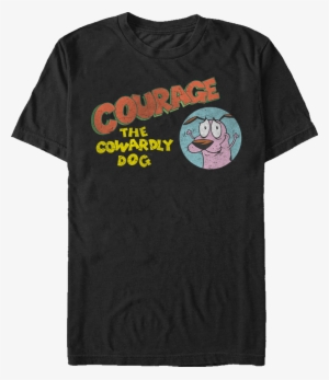 Courage The Cowardly Dog Logo - Courage The Cowardly Dog Shirt