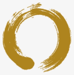 Zen Enso Circle Gold - Zen Circle Gold