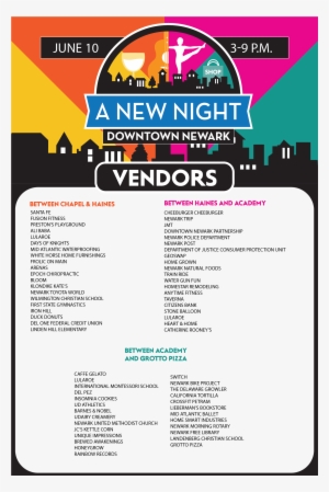 A New Night Downtown - Flyer