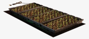 Hydrofarm Seedling Heat Mat 48 X 20 Inch - Hydrofarm 48" X 20" Seedling Heat Mat, 107 Watt