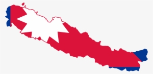 Open - Nepal Flag And Map