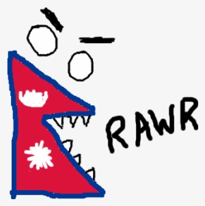 Nepal-rawr - Nepal Countryballs