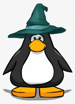 Magic Hat From A Player Card - Penguin With A Horn