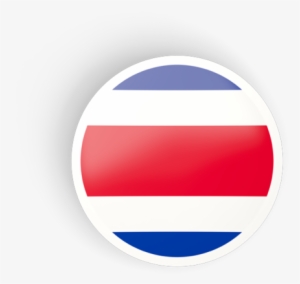 Illustration Of Flag Of Costa Rica - Costa Rica Flag Icon Png