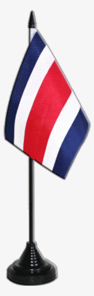 Costa Rica Without Coat Of Arms Table Flag - Germany Gdr Table Flag 10cm X 15cm